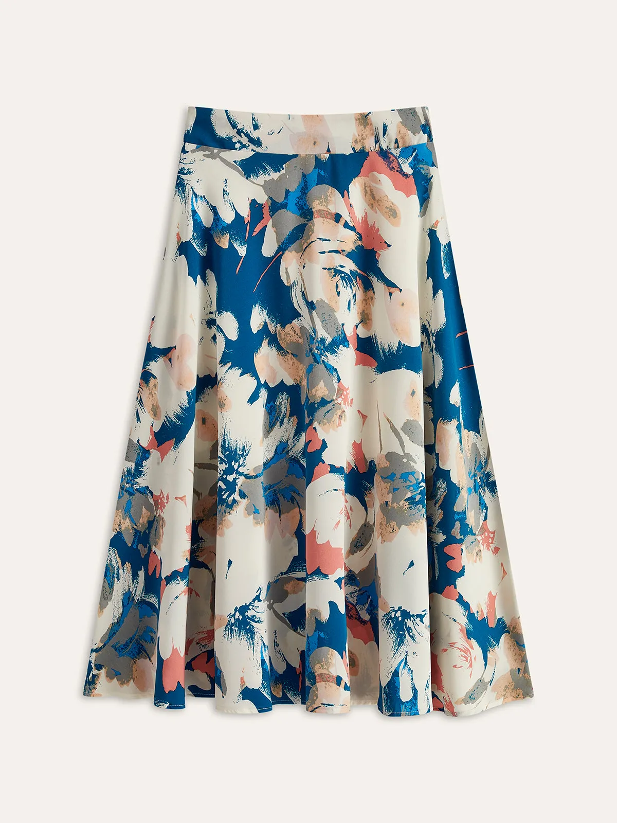 Boho Floral Print Skirt sold by COMMENSE