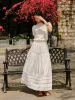 Tiered Scalloped Hem Skirt sold by COMMENSE