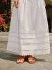 Tiered Scalloped Hem Skirt sold by COMMENSE