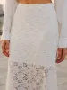 Semi-Sheer Lace Skirt sold by COMMENSE