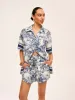 Printed Contrast Trim Shorts Sets sold by COMMENSE