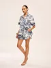 Printed Contrast Trim Shorts Sets sold by COMMENSE