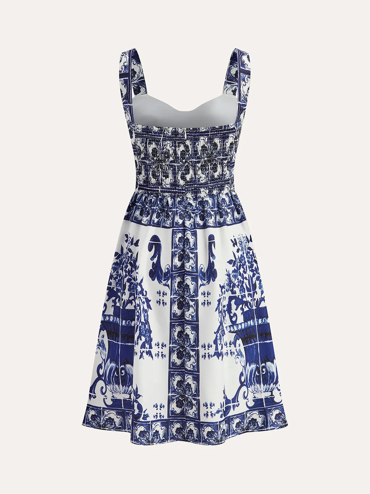 Boho Floral Print Ruffle Dress sold by COMMENSE product image thumbnail 2