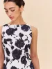Backless Floral Print Dress sold by COMMENSE