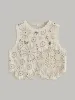 Embroidered Crochet Top sold by COMMENSE