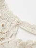 Embroidered Crochet Top sold by COMMENSE