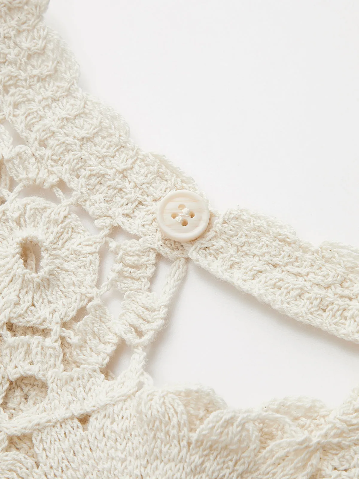 Embroidered Crochet Top sold by COMMENSE product image thumbnail 3