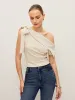 One-Shoulder Top With Bow Detail sold by COMMENSE