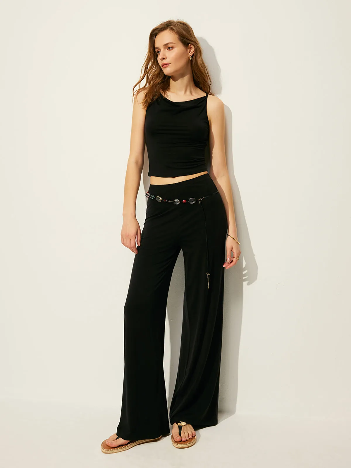 Sleeveless Top Pants Set Without Belt sold by COMMENSE product image thumbnail 5
