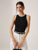 Color Block Knit Lace-Up Vest sold by COMMENSE