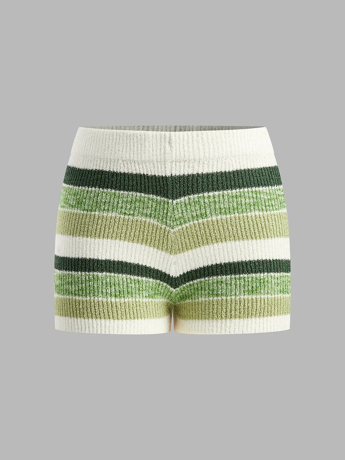 Striped Knit Shorts sold by COMMENSE product image thumbnail 3