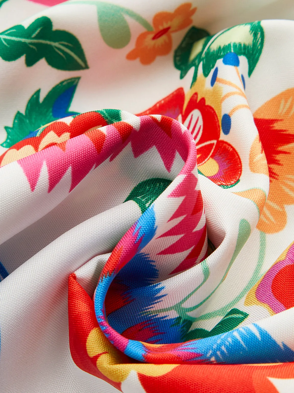 Off-Shoulder Floral Print Dress With Belt sold by COMMENSE product image thumbnail 4