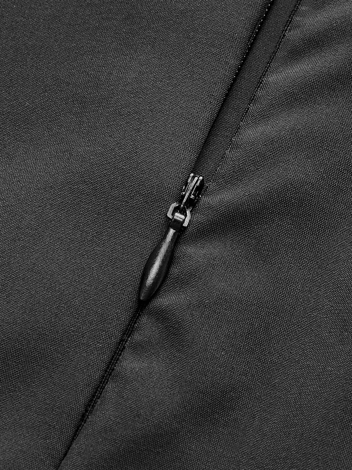 Color Block Cut-Out Waist Dress sold by COMMENSE product image thumbnail 4