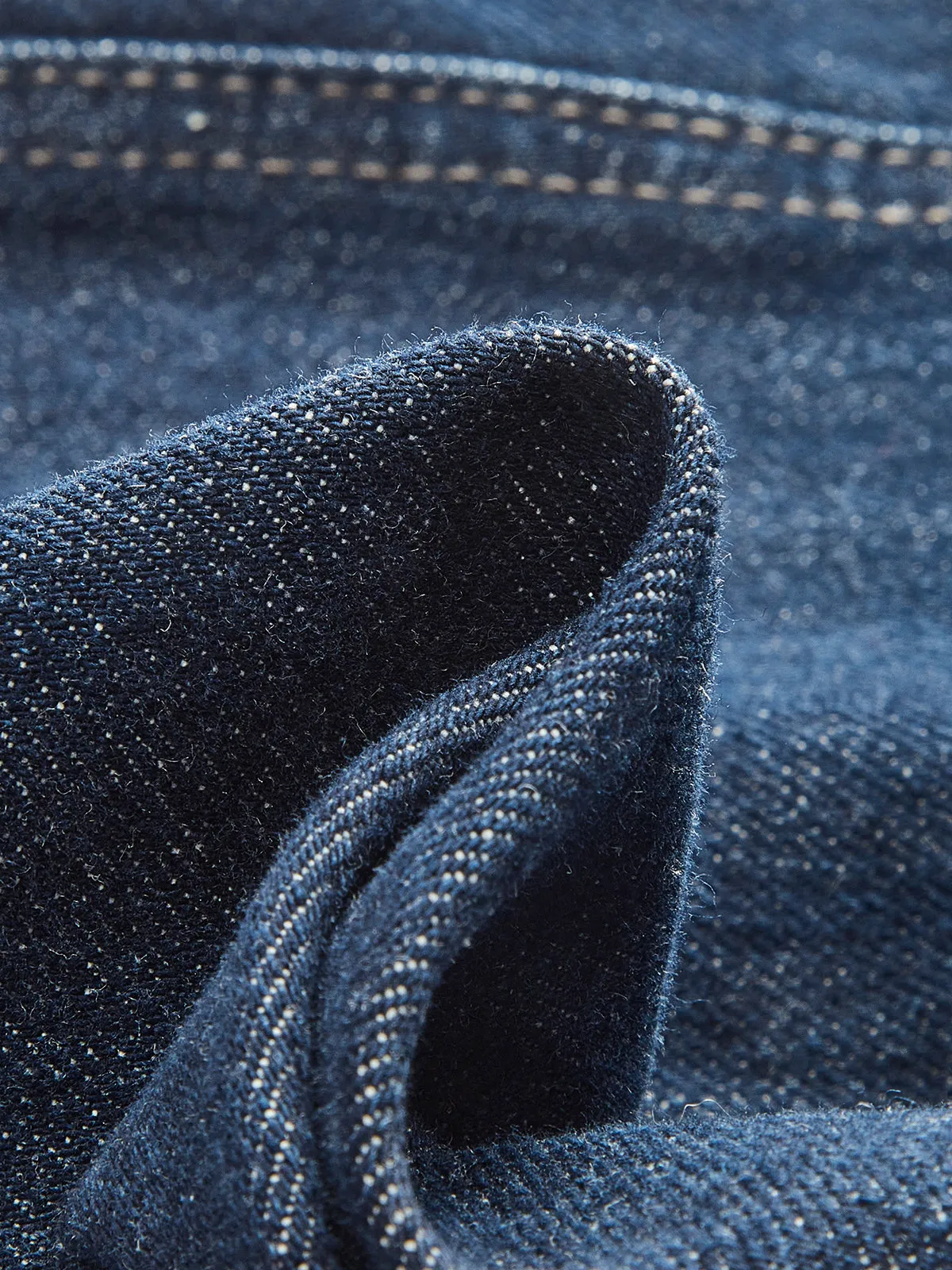 Cotton Mid-Waist Wide-Leg Jeans sold by COMMENSE product image thumbnail 4