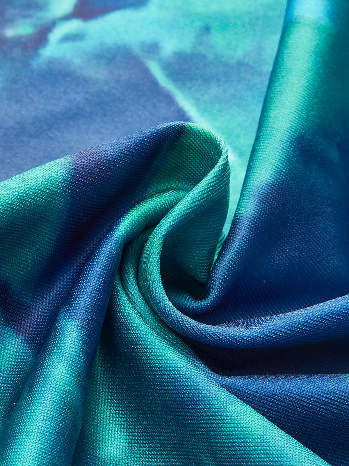 Criss-Cross Tie Back Printed Dress sold by COMMENSE product image thumbnail 5