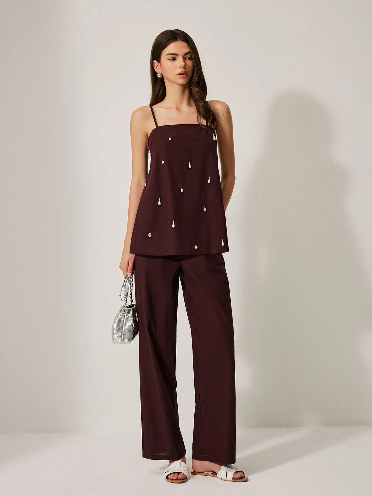 Cotton & Linen Pants Set With Pockets sold by COMMENSE product image thumbnail 2