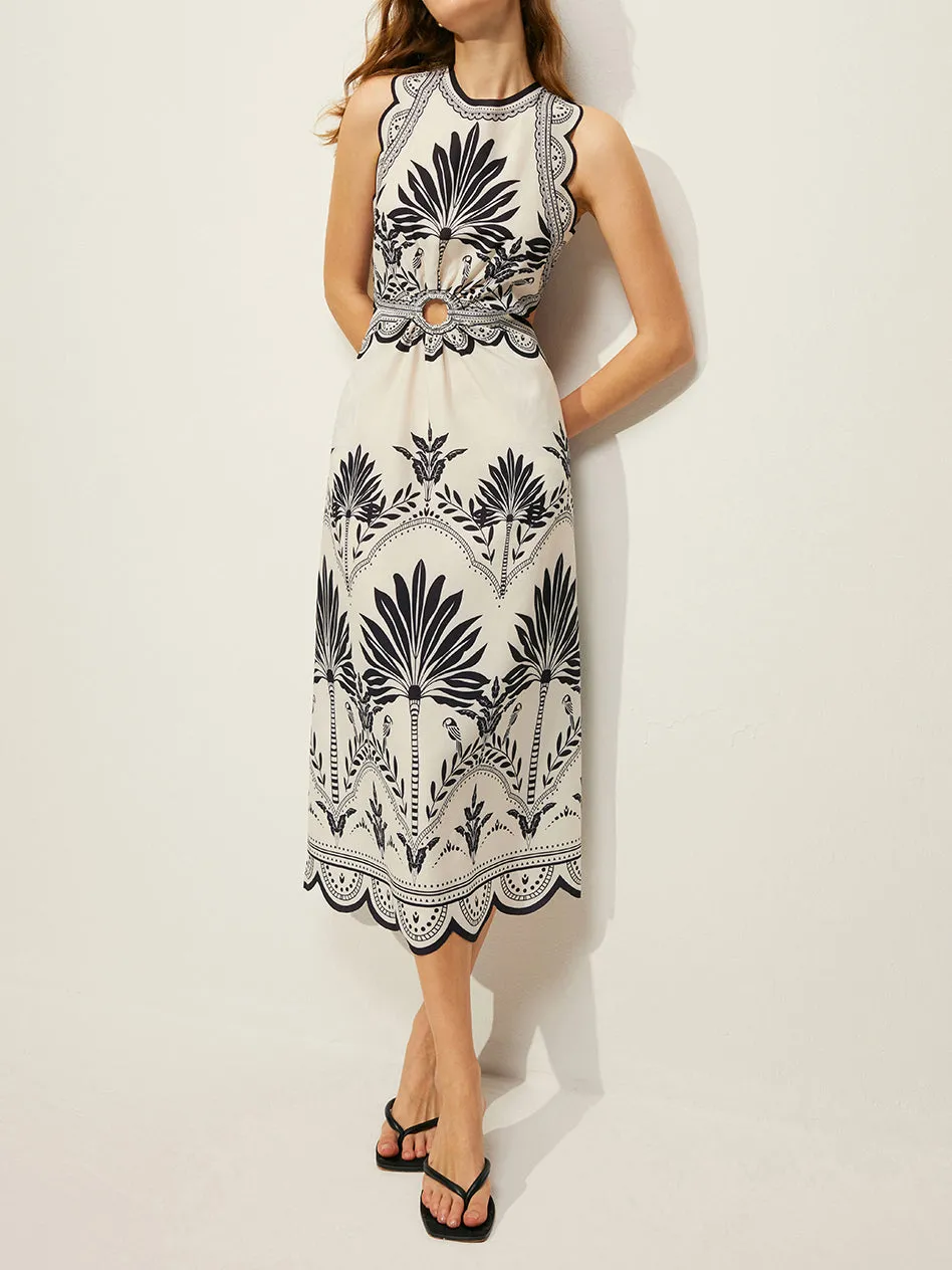 Boho Floral Cut-Out Dress sold by COMMENSE product image thumbnail 5