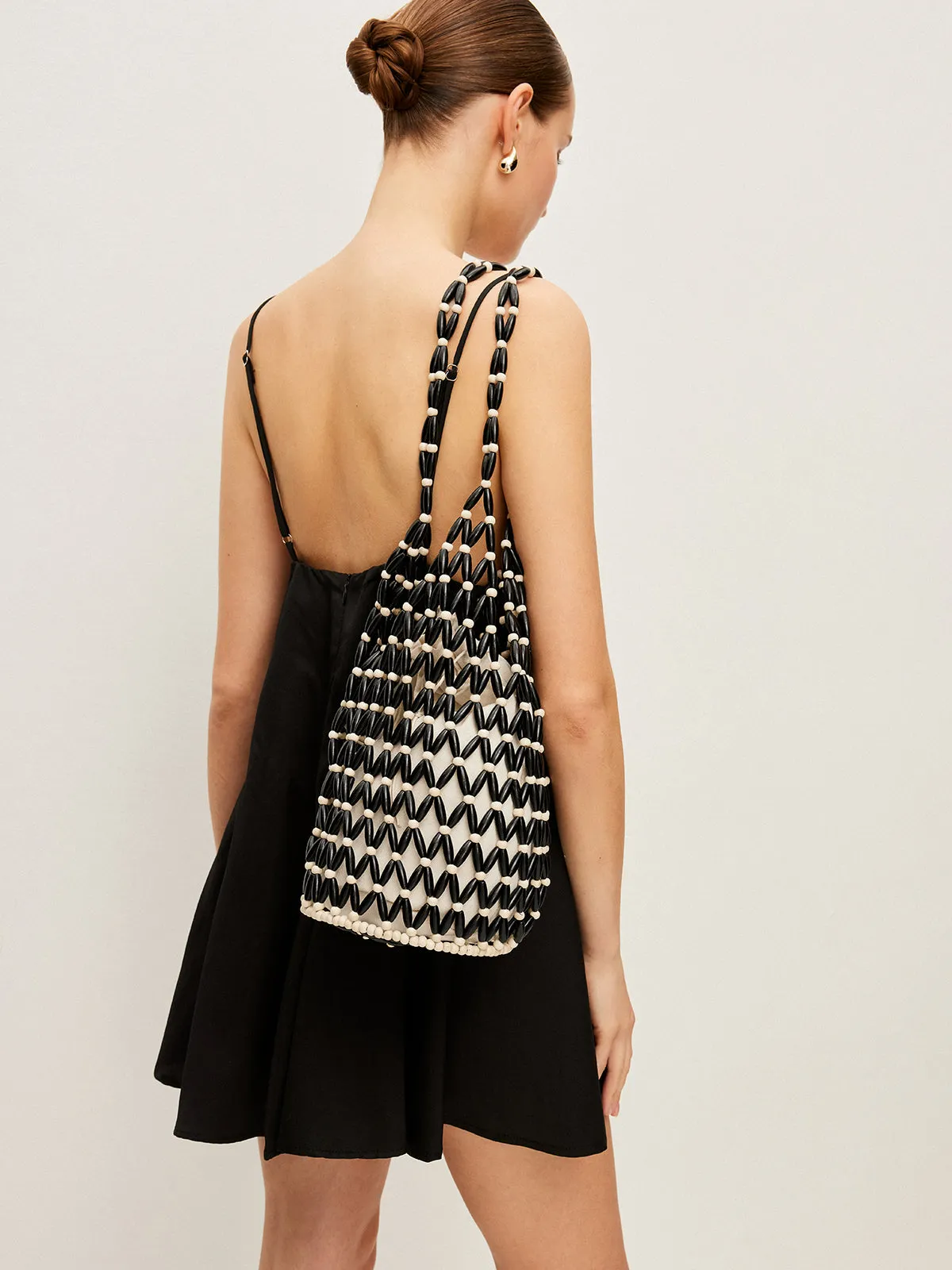 Woven Bead Tote Bag sold by COMMENSE product image thumbnail 2