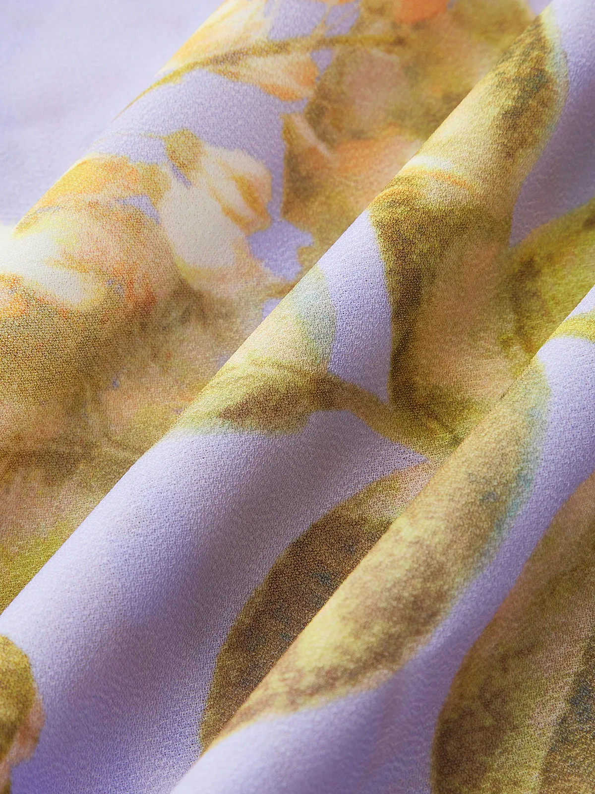 Floral Print Panel Tie-Waist Mesh Cover-Up sold by COMMENSE product image thumbnail 3