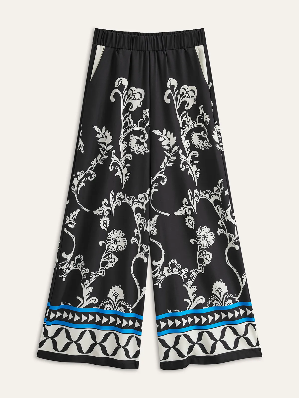 Oversized Print Lapel Pants Set sold by COMMENSE product image thumbnail 4