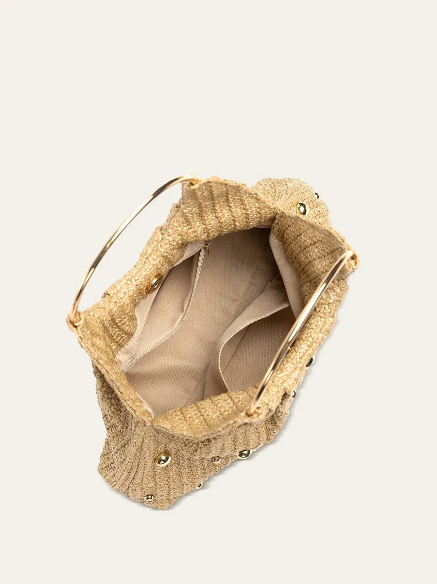 Beaded Crochet Hobo Bag sold by COMMENSE product image thumbnail 5