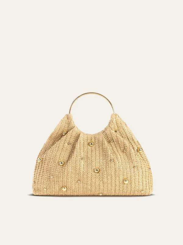 Beaded Crochet Hobo Bag sold by COMMENSE