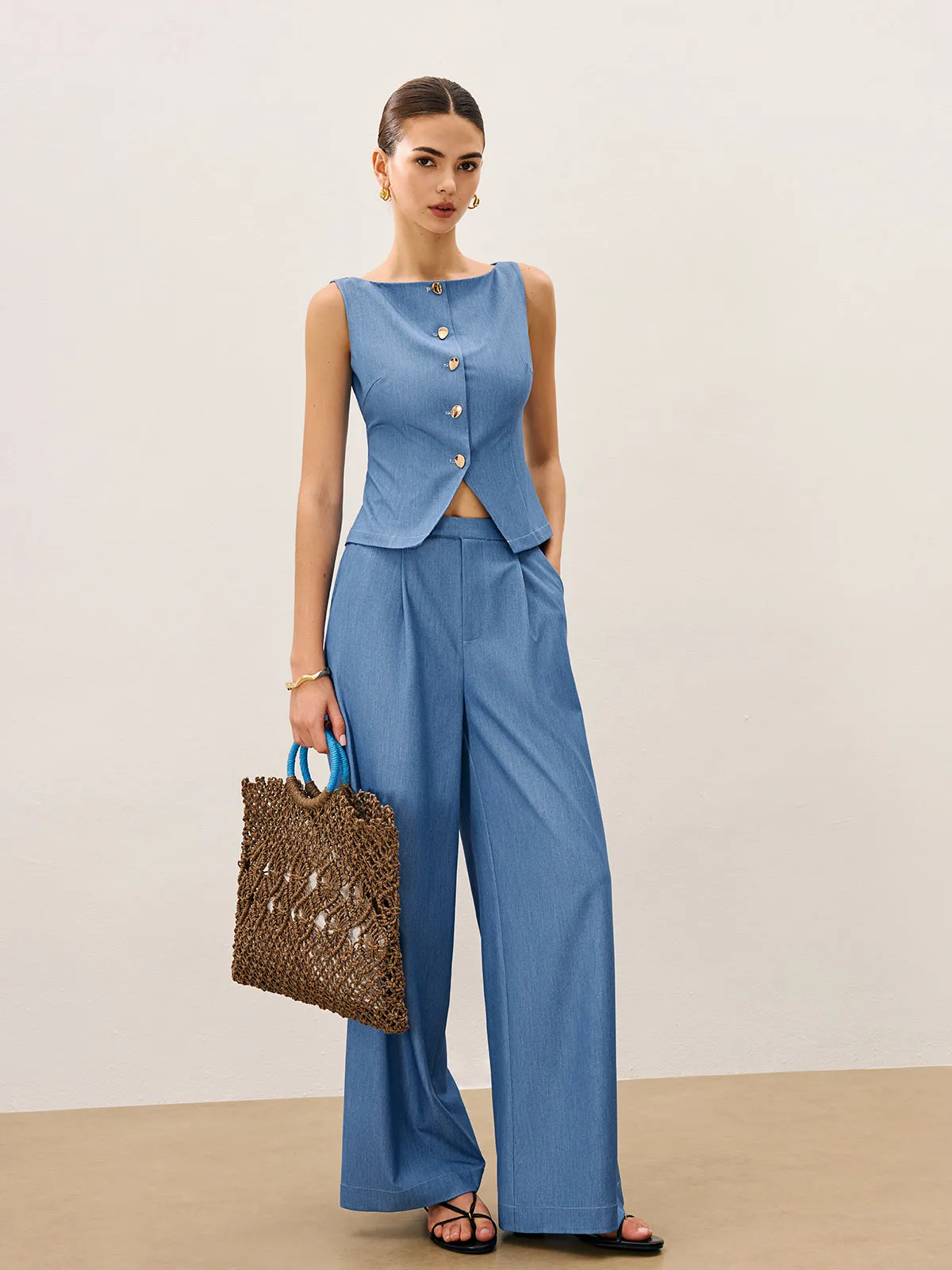 Crochet Tote Bag With Inner Lining sold by COMMENSE product image thumbnail 2