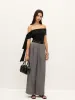 Asymmetrical Off-Shoulder Top With Side Tie sold by COMMENSE