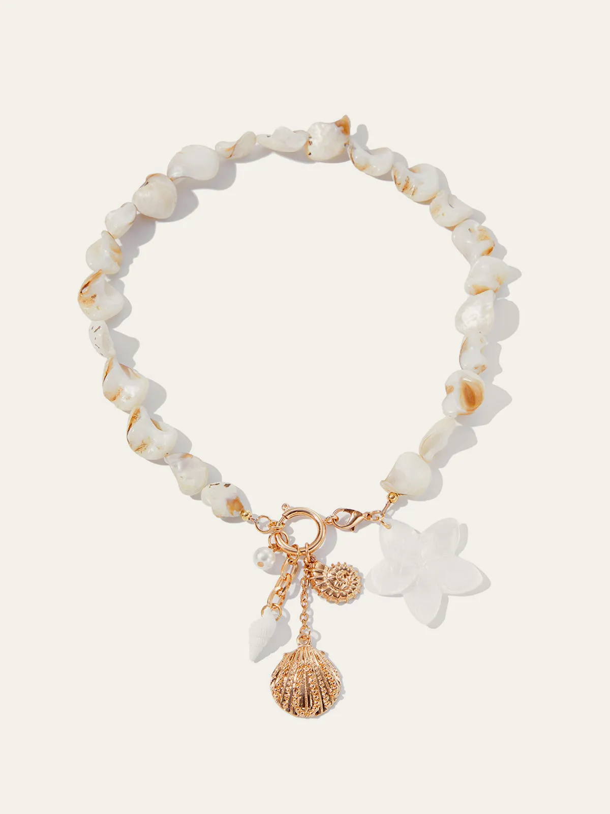 Shell Bead Charm Necklace sold by COMMENSE product image thumbnail 2