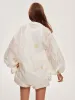Semi-Sheer Floral Shorts Set sold by COMMENSE