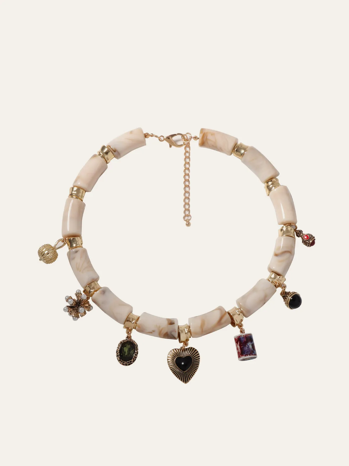 Charm Pendant Beaded Necklace sold by COMMENSE product image thumbnail 2