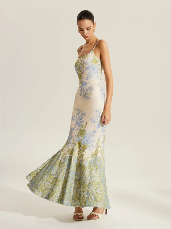 Floral Print Cami Dress sold by COMMENSE