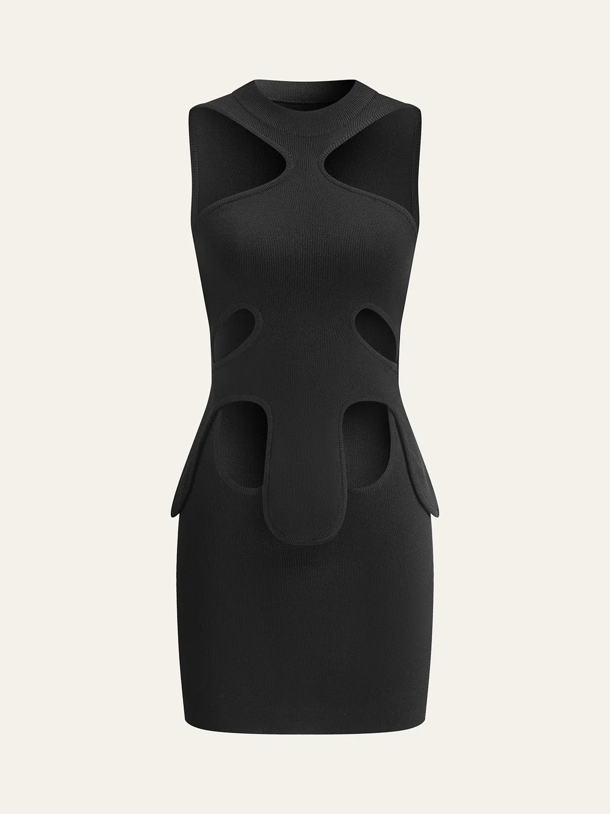 Cut-Out Halter Dress sold by COMMENSE
