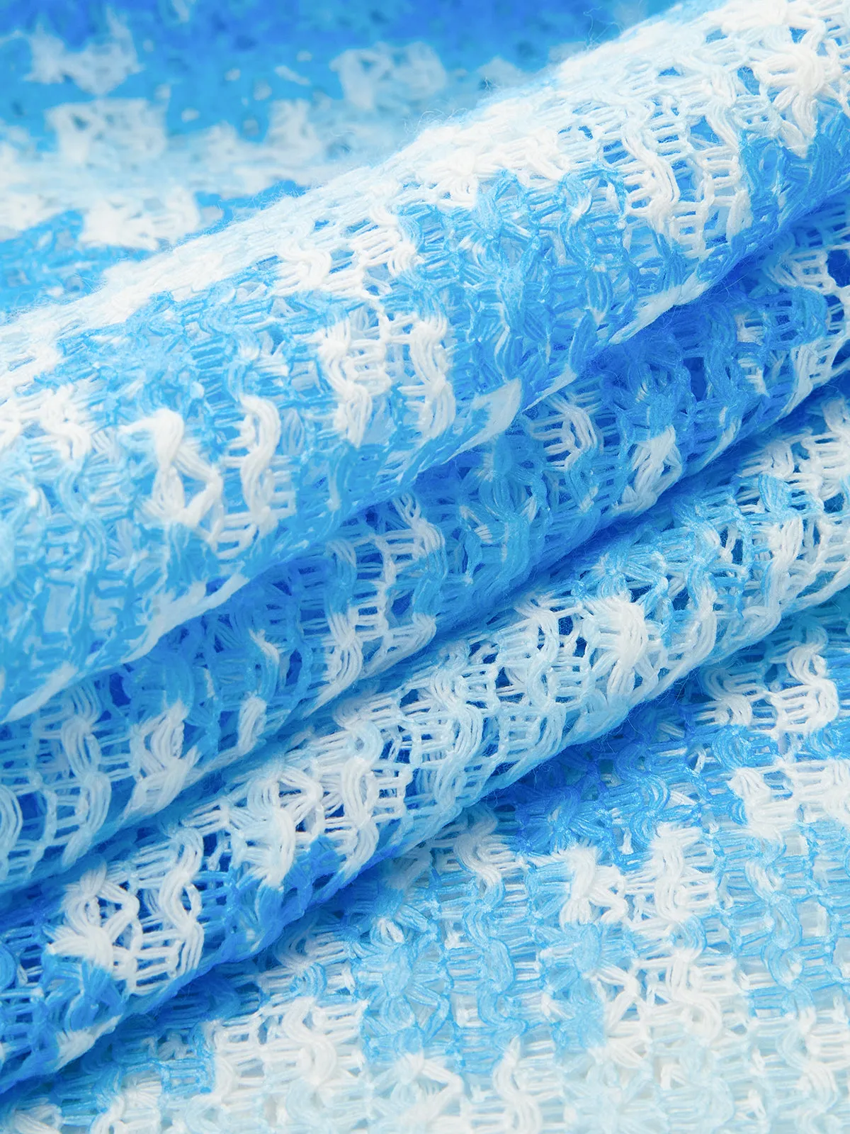 Backless Crochet Dress With Flared Sleeves sold by COMMENSE product image thumbnail 4