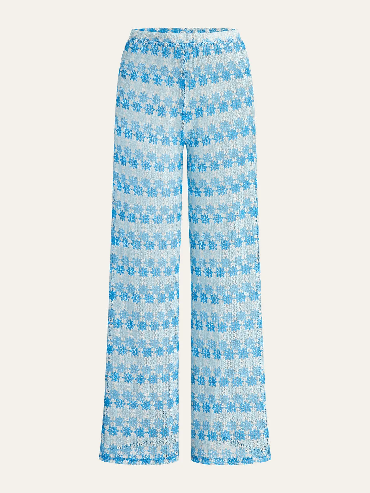 Tie-Back Crochet Halter Pants Set sold by COMMENSE product image thumbnail 4