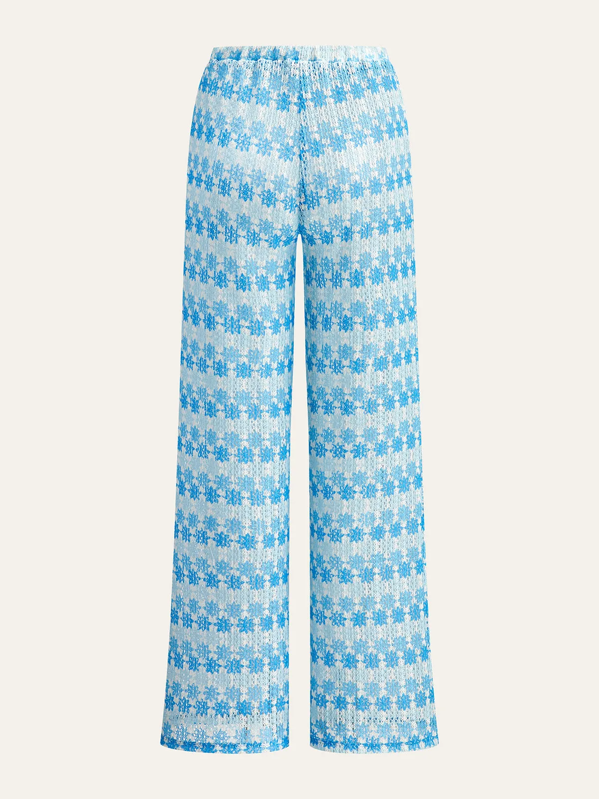 Tie-Back Crochet Halter Pants Set sold by COMMENSE product image thumbnail 5