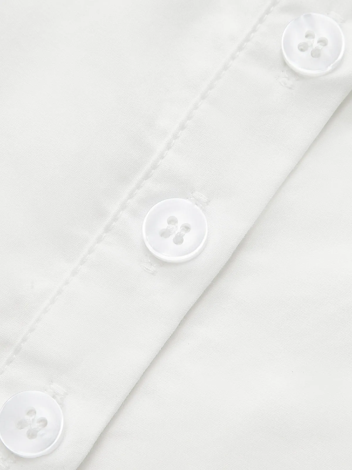 Pleated Square Neck Buttoned Top sold by COMMENSE product image thumbnail 4