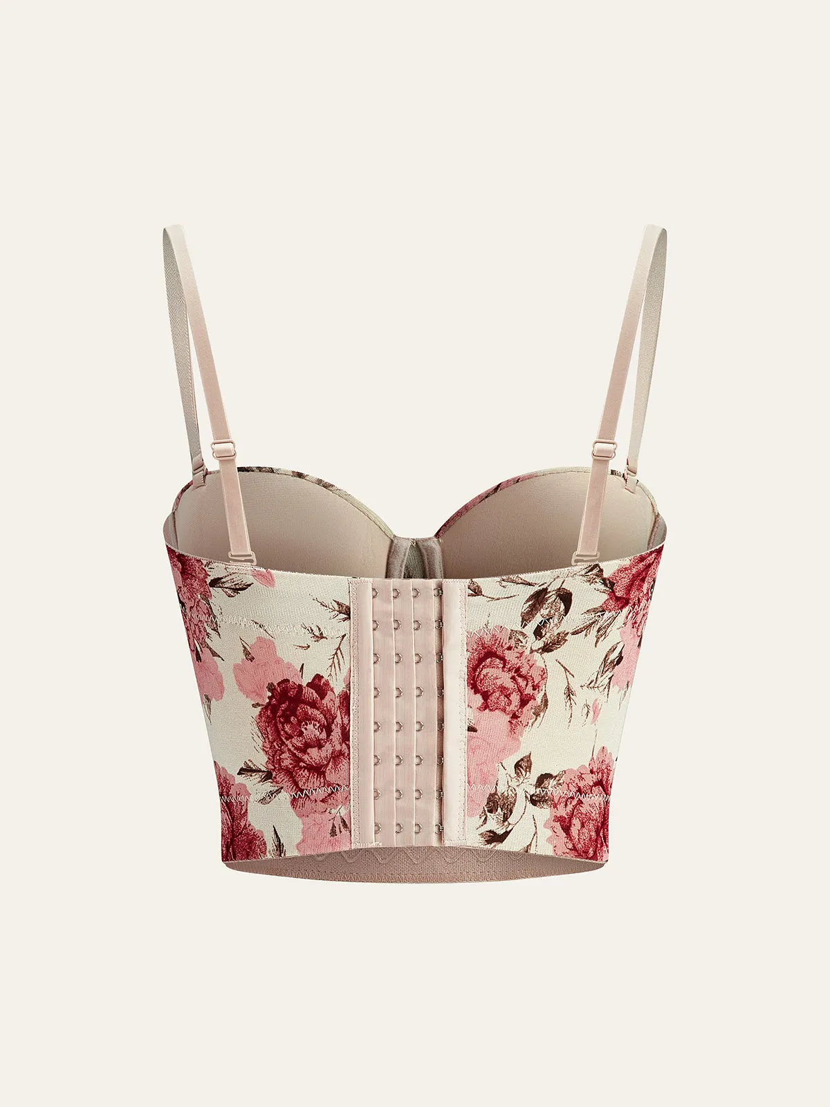 Floral Print Corset Top sold by COMMENSE product image thumbnail 4