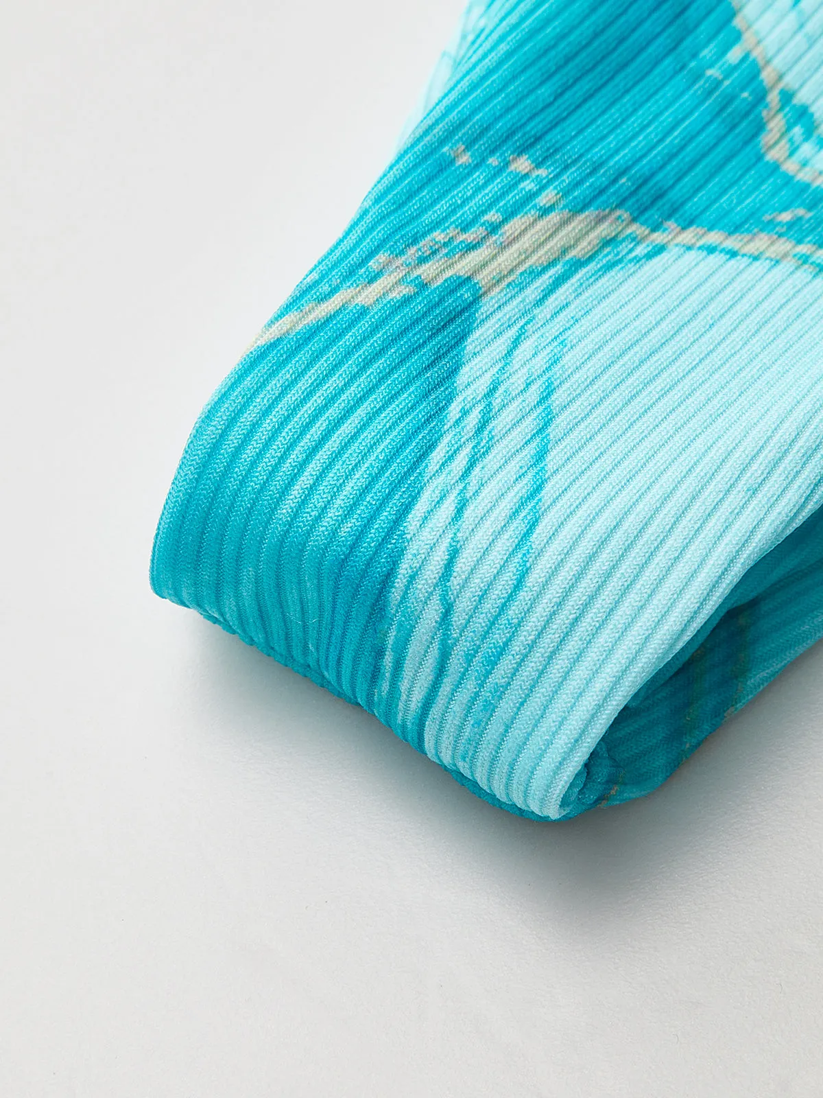 Marble Print Bikini Set With Cover-Up Skirt sold by COMMENSE product image thumbnail 4