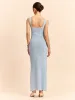 Crochet Embellished Sleeveless Maxi Dress sold by COMMENSE