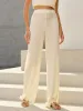 Mid-Rise Vertical Pleated Pants sold by COMMENSE