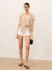 Semi-Sheer Ruffle Layered Chiffon Blouse sold by COMMENSE