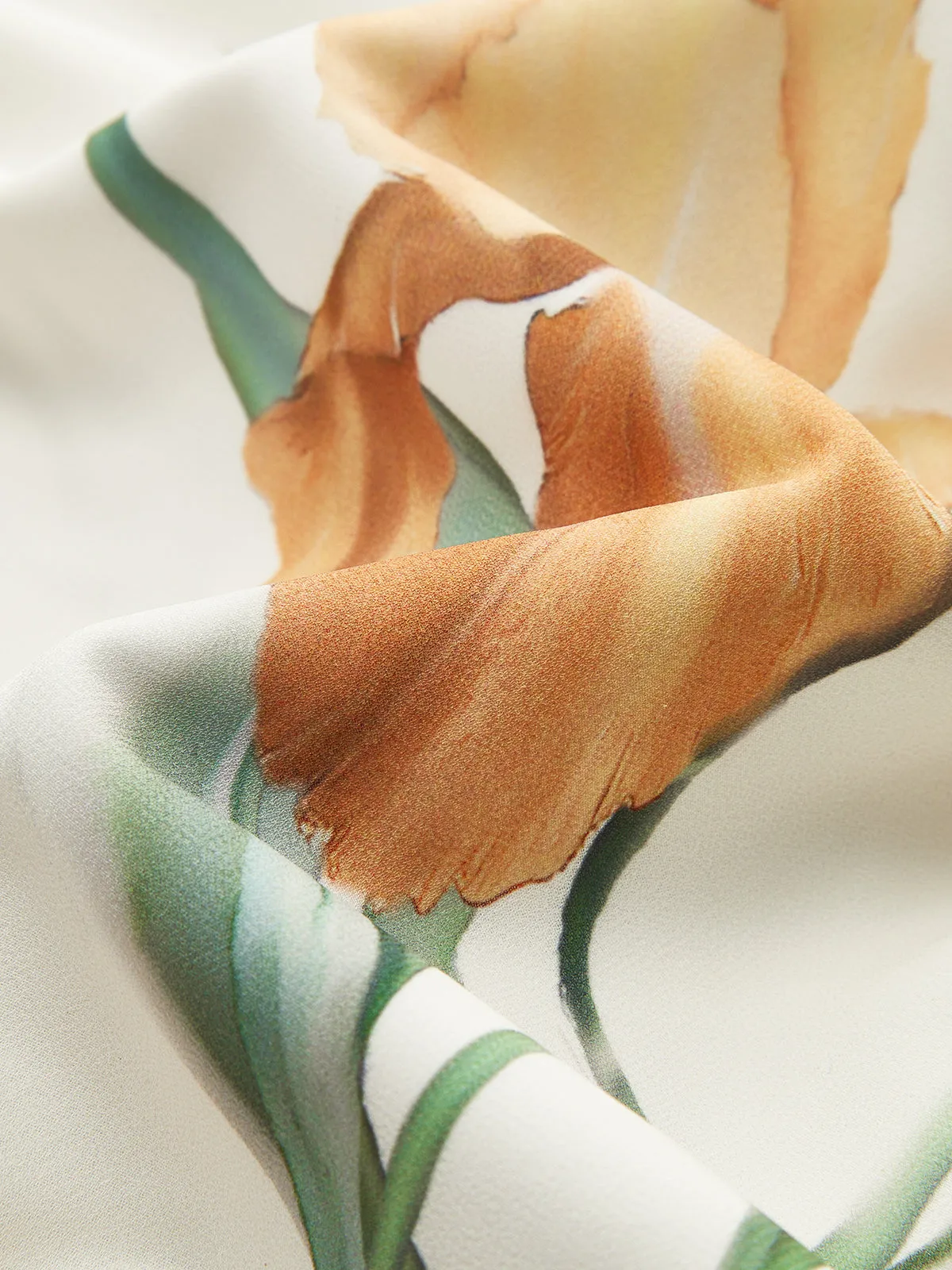 Floral Print Side Tie Cami Dress sold by COMMENSE product image thumbnail 5