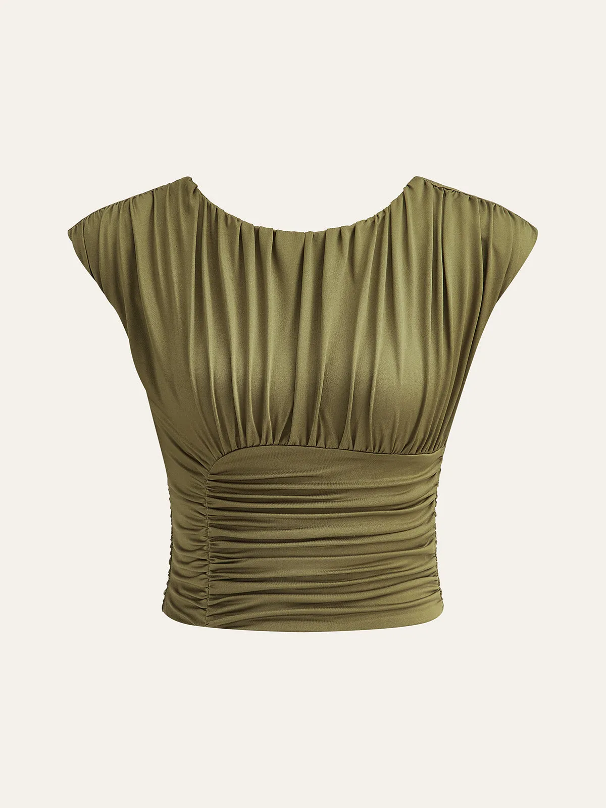 Ruched T-Shirt sold by COMMENSE