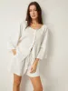 Button-Front Loose-Fit Shorts Set sold by COMMENSE