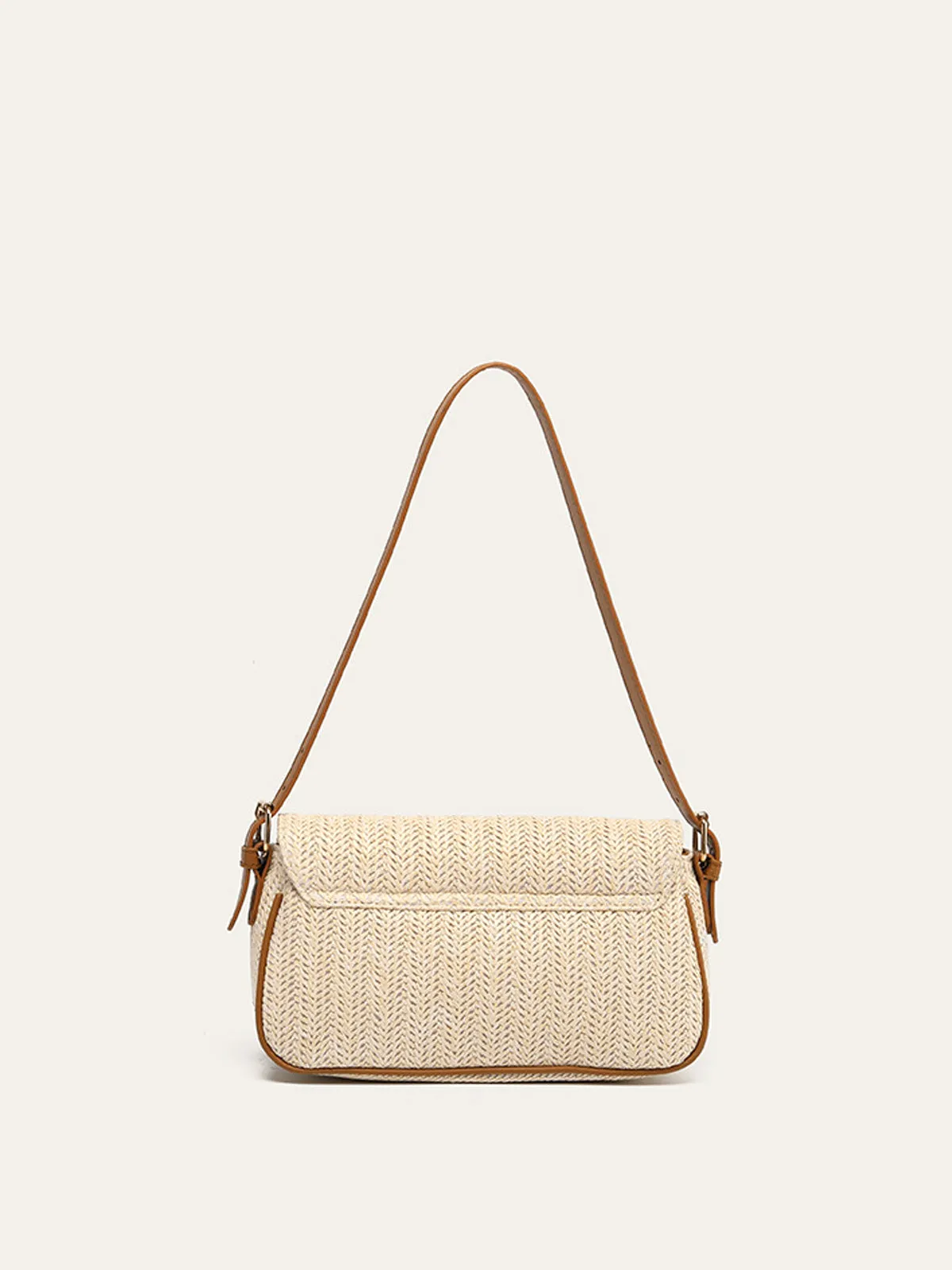 Straw Woven Shoulder Bag sold by COMMENSE product image thumbnail 4