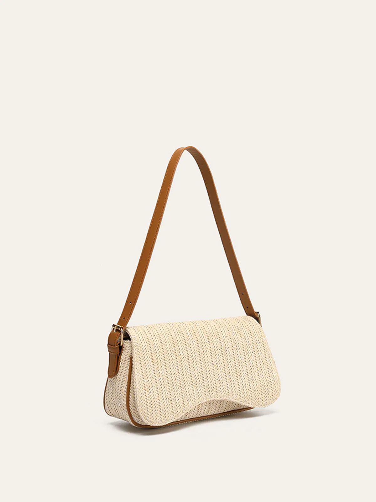Straw Woven Shoulder Bag sold by COMMENSE product image thumbnail 2
