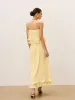 Pleated Layered Ruffle Skirt Set sold by COMMENSE