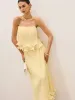 Pleated Layered Ruffle Skirt Set sold by COMMENSE