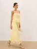 Pleated Layered Ruffle Skirt Set sold by COMMENSE